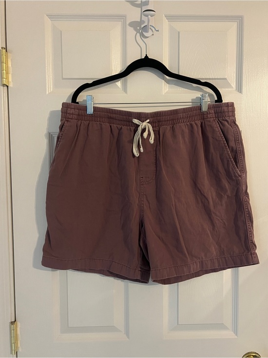 J. Crew Other - J.Crew Garment Dyed Casual Drawstring Shorts Men’s XL Mauve Beach Coastal